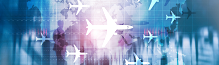 Flugzeugsymbole als Motiv für Incentivereisen