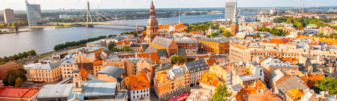 Ansichten der Stadt Riga als Ziel für Incentivereisen